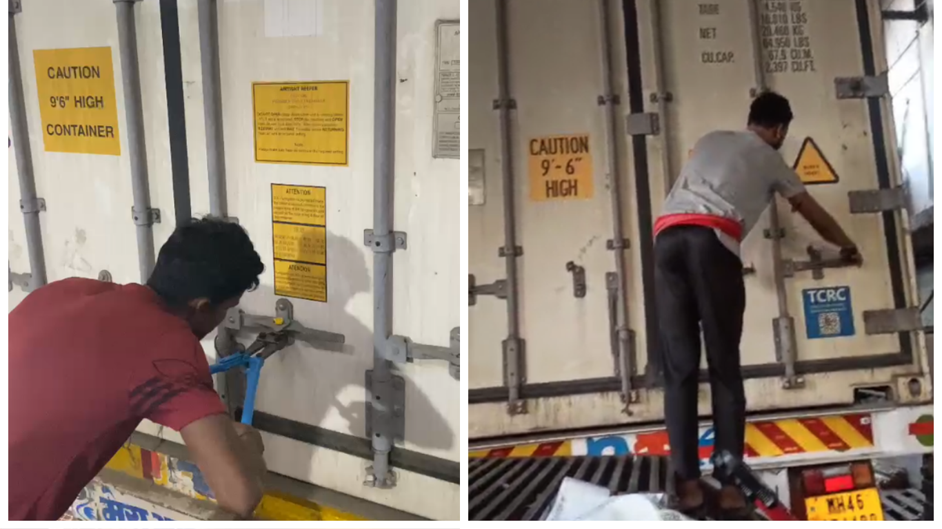 Container Seal Breaking Process